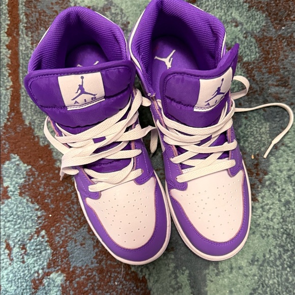 Jordan Other - Jordan youth 7y women’s 8.5  Sneakers in Purple and White